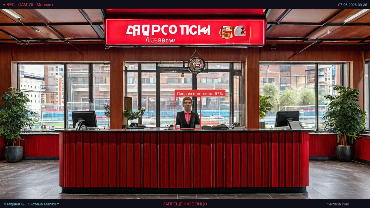 Детекция запрещённых лиц на стадионе в Первоуральске — от 4 200 ₽/стадион/мес
